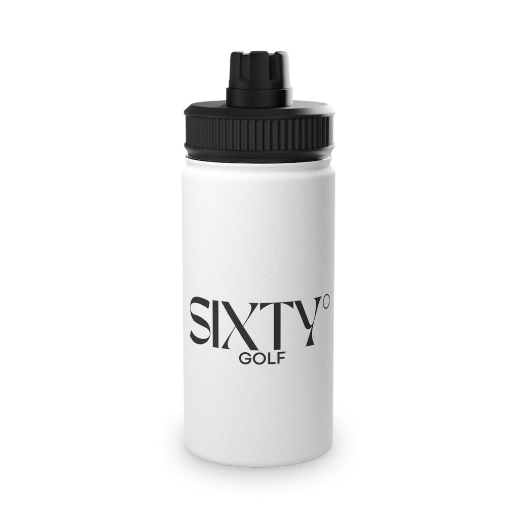 Stainless Steel Sports Water Bottle – 20oz Insulated Athletic Bottle with Sports Lid